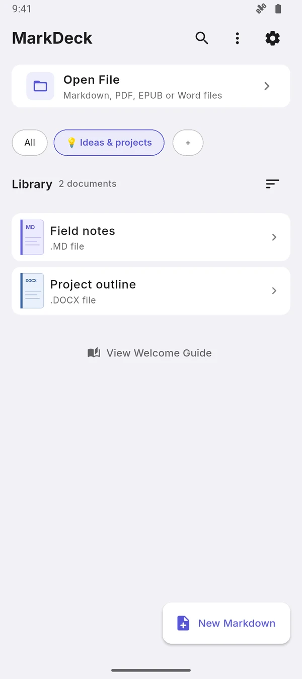 Document collections and library navigation