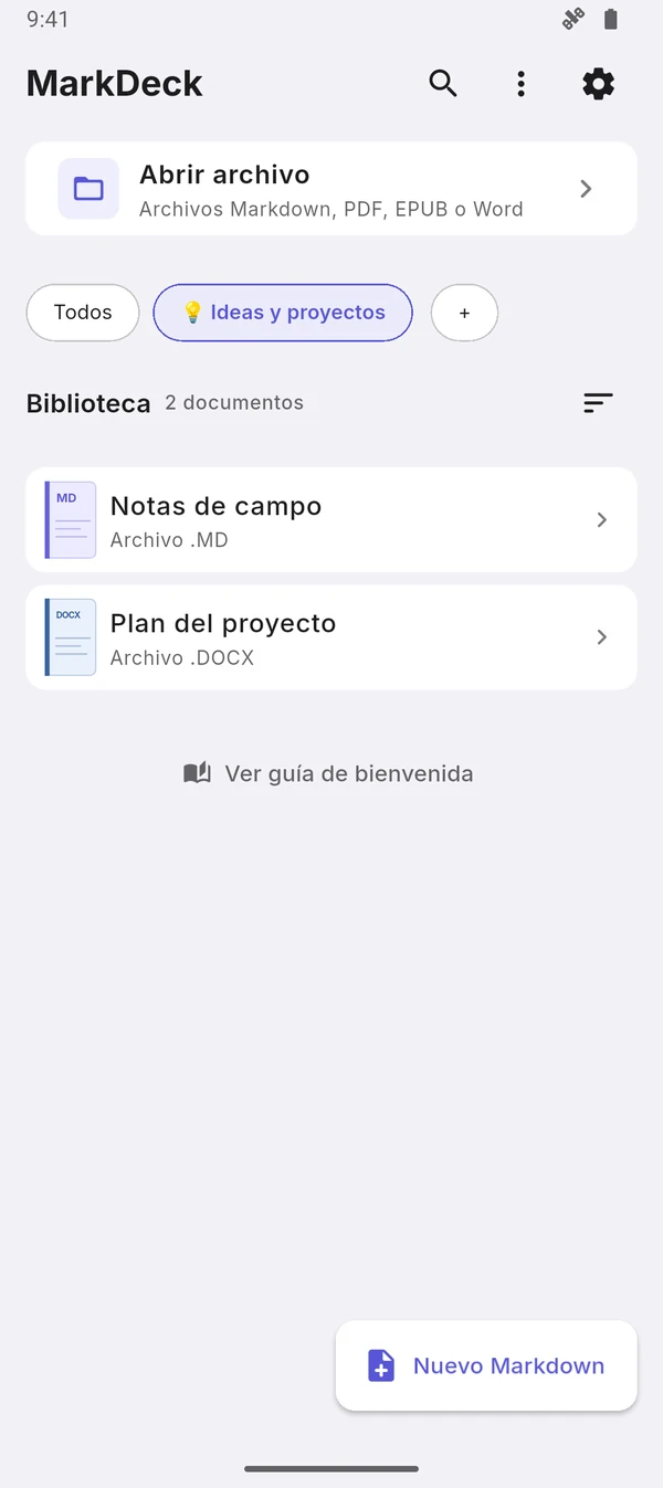 Colecciones de documentos y navegación de biblioteca